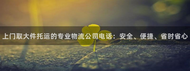 28圈官网平台下载：上门取大件托运的