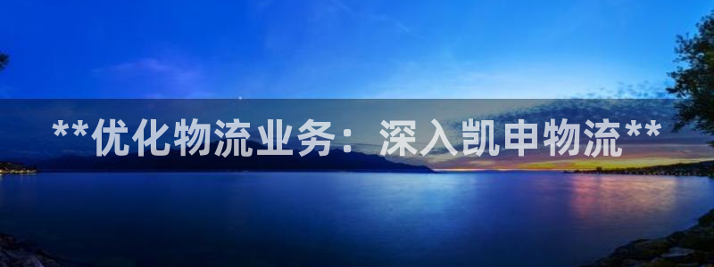 28圈加拿大预测：**优化物流业务：