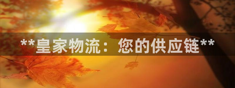 28圈.ccm：**皇家物流：您的供