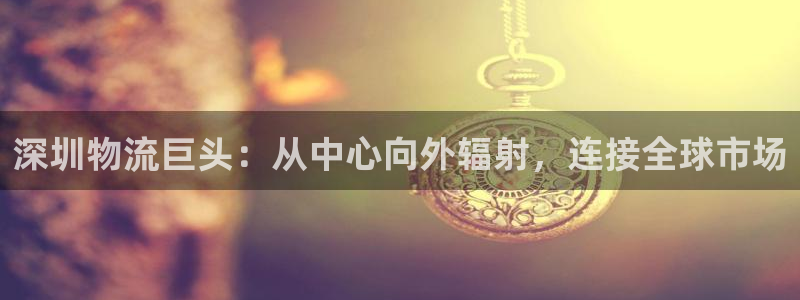28圈自行车图片大全：深圳物流巨头：从中心向外辐射，连接全球